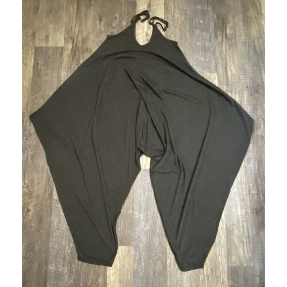 Three Bird Nest Harem Jumpsuit Women’s Black Boho Oversized Romper Size Small - Picture 5 of 11